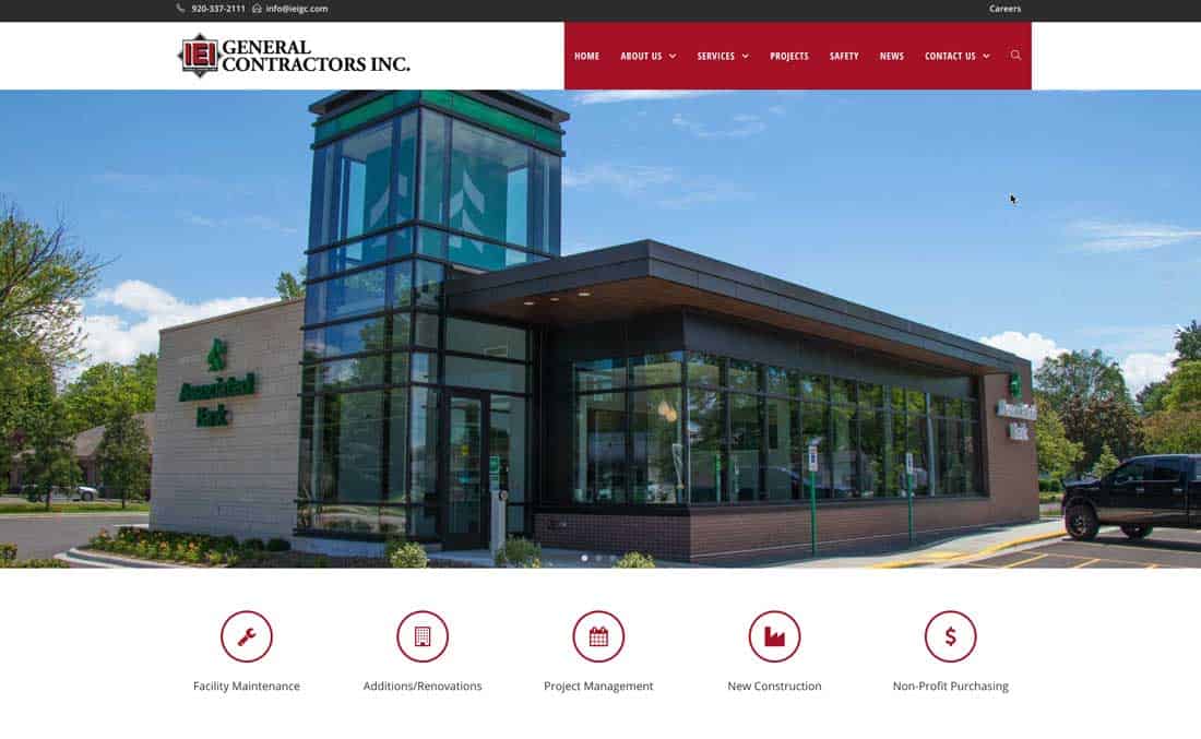 You are currently viewing IEI General Contractors launches new website to feature client projects